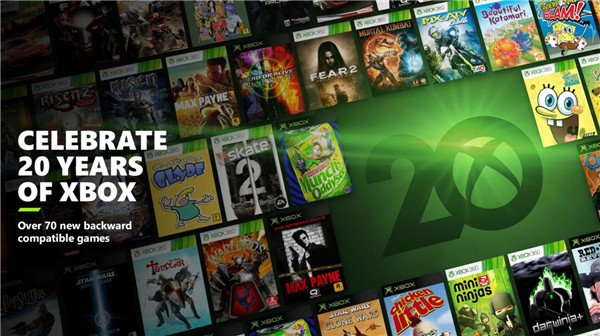 微软Xbox宣布新增76款游戏